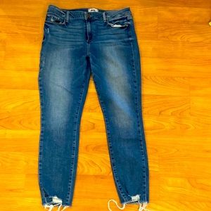 Paige verdugo ankle jeans size 32, with  27 inch inseam
